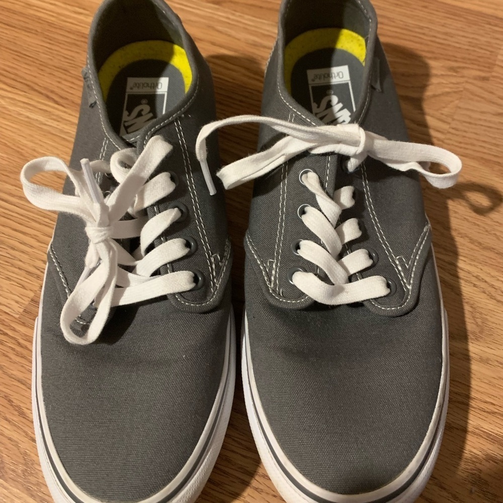 Women’s VANS Grey Canvas Shoes Size 11